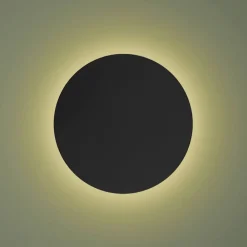 TK Lighting Lunia New vegglampe, svart, Ø 40 cm| Design- Og Hotellbelysning|Vegglamper