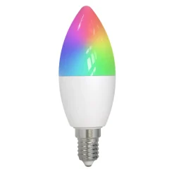 LUUMR Smart LED-pære E14 4,9W RGB Tuya WLAN matt CCT| E14 Pærer|Dimbar Led-Pære