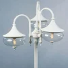 Konstsmide Lyktestolpe Libra 3-lys hvit| Lyktestolper