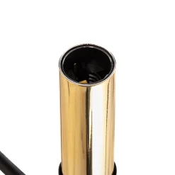 Euluna Lysekrone Ampli, svart/gull, 6 lyskilder Discount