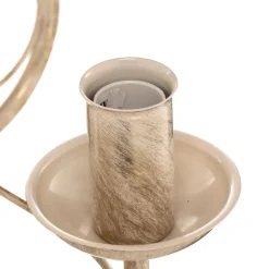 Lamkur Lysekrone Ayleen med 6 lyskilder, 1 nivå, hvit| Lysekroner