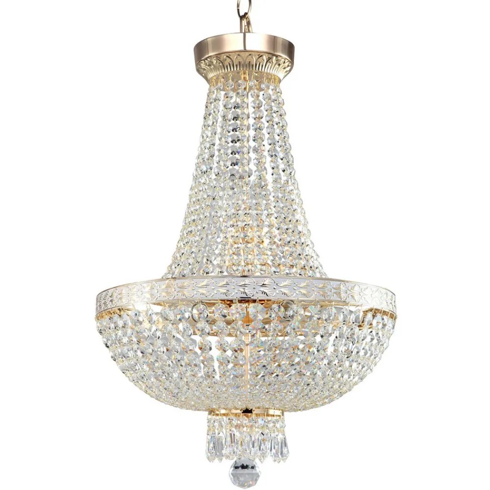 Maytoni Lysekrone Bella med frodig beheng