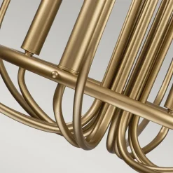 KICHLER Lysekrone Capitol Hill, 12 lyskilder, messing Best