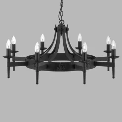 Searchlight Lysekrone Cartwheel II, 8 lyskilder New