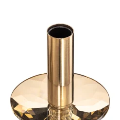 Lucea Lysekrone Castro, messing antikk, 5 lyskilder Outlet