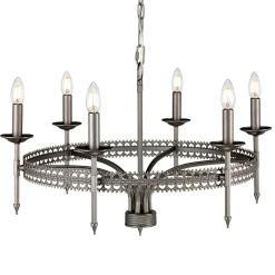 Elstead Lysekrone Crown, 6 lyskilder Discount