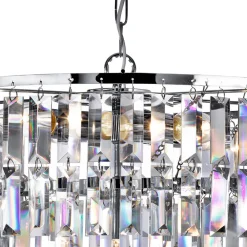 Searchlight Lysekrone Empire med krystallprismer Sale