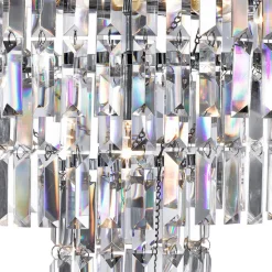 Searchlight Lysekrone Empire med krystallprismer Sale