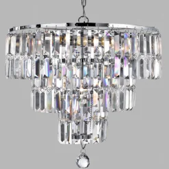 Searchlight Lysekrone Empire med krystallprismer Sale