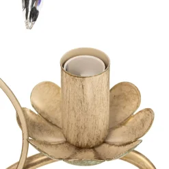 Luminex Lysekrone Florina med blomsterdekor, 3 lyskilder