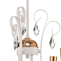 EMIBIG LIGHTING Lysekrone Foreman 3 lyskilder, hvit-kobber