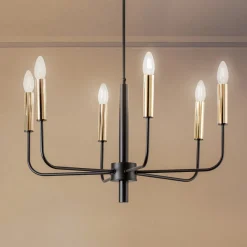 Luminex Lysekrone Hedwig, 6 lyskilder Clearance