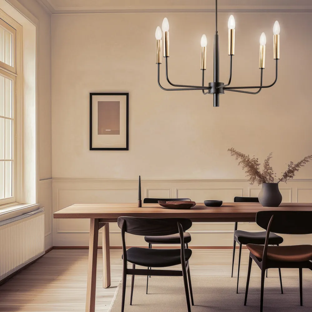 Luminex Lysekrone Hedwig, 6 lyskilder Clearance