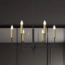 Luminex Lysekrone Hedwig, 6 lyskilder Clearance