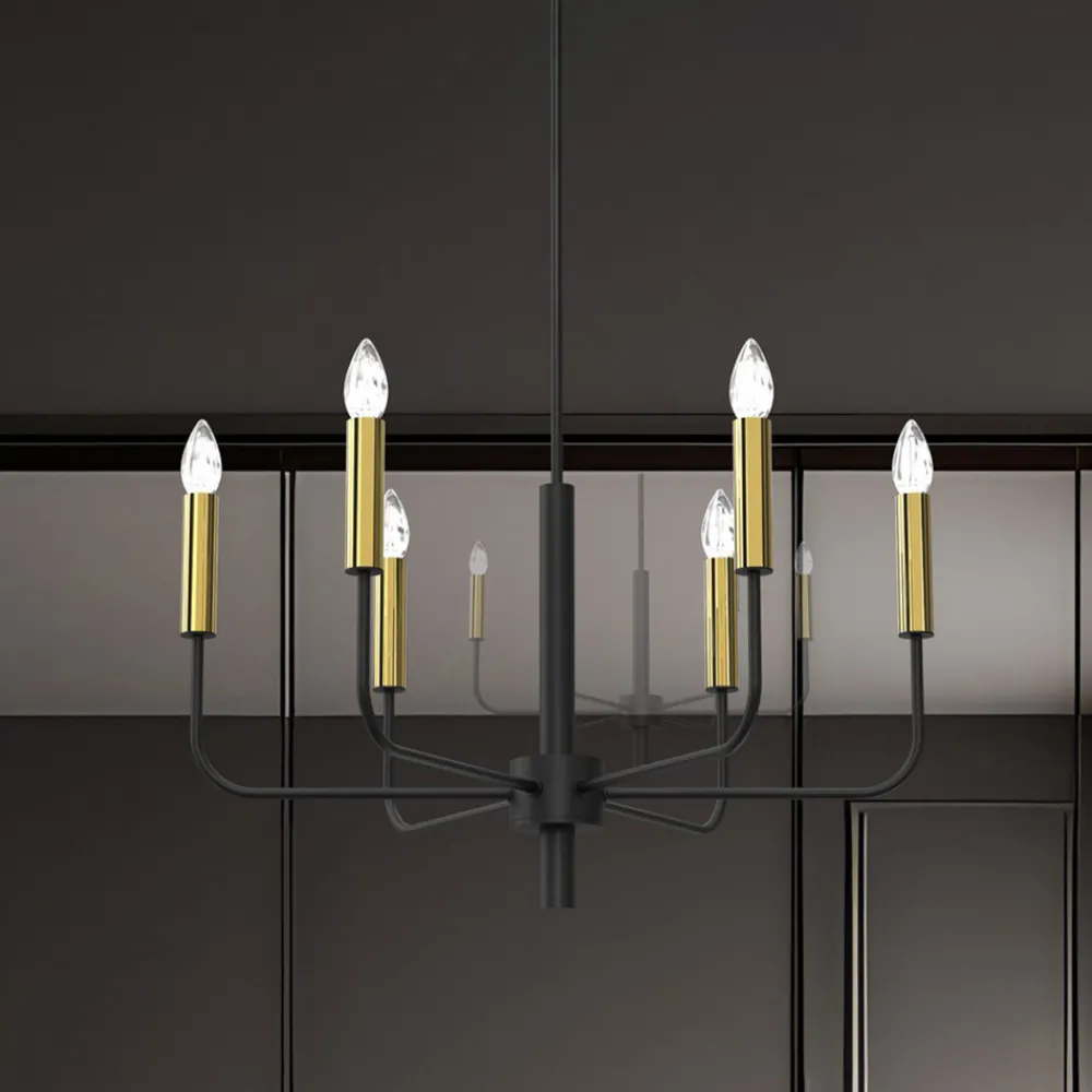 Luminex Lysekrone Hedwig, 6 lyskilder Clearance