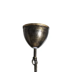 Luminex Lysekrone Korfu, 5 lyskilder, Ø 68 cm, gullfarget antikk Online