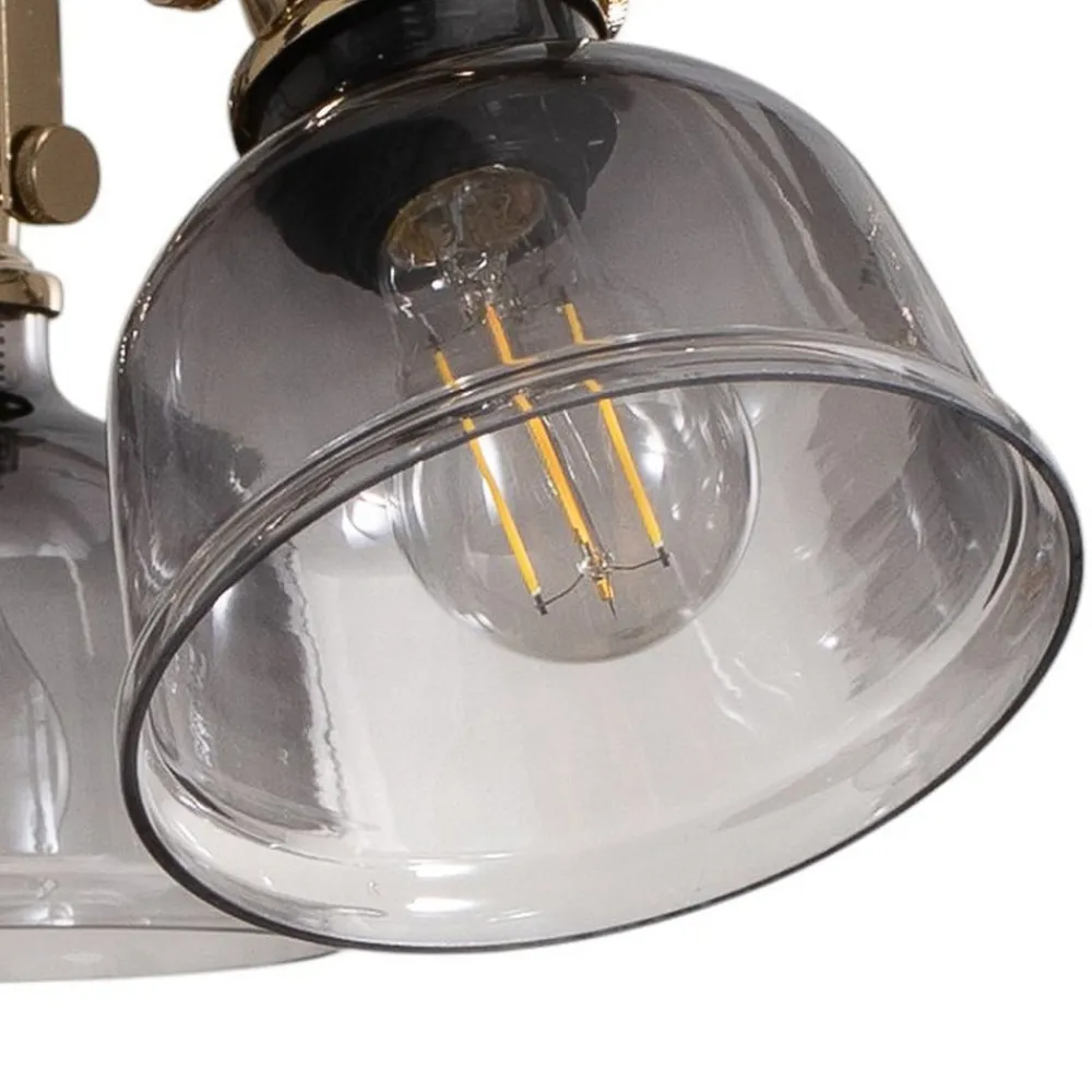 Lucea Lysekrone Mago, gull, 6 lyskilder| Lysekroner