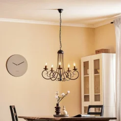 ONLI Lysekrone Pompei, uten skjerm, svart| Lysekroner