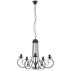 ONLI Lysekrone Pompei, uten skjerm, svart| Lysekroner