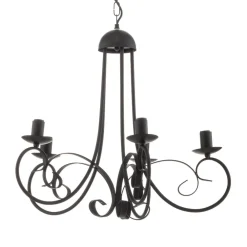 ONLI Lysekrone Pompei, uten skjerm, svart| Lysekroner