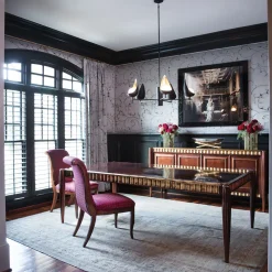 Quintiesse Lysekrone Ren, 6 lyskilder, svart/gull Discount