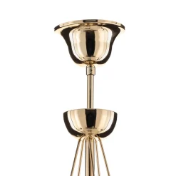 Domiluce Lysekrone Retro, femarmet 75 cm, gull Discount