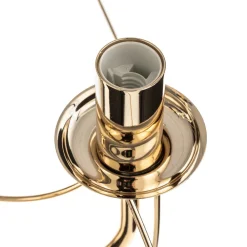 Domiluce Lysekrone Retro, femarmet 75 cm, gull Discount