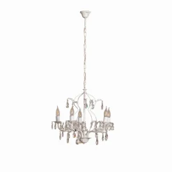 ONLI Lysekrone Teresa, elfenbein 5 lyskilder New