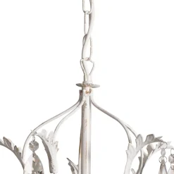 ONLI Lysekrone Teresa, elfenbein 5 lyskilder New