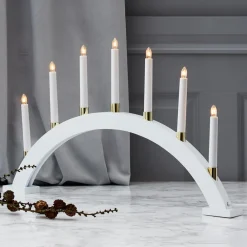 STAR TRADING Lysestake Gillian i hvitt tre Online