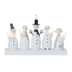 STAR TRADING Lysestake Snowman, 5 lyskilder Sale