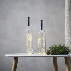 STAR TRADING Lyslenke til flasker Dew Drops 200 cm batteri Outlet