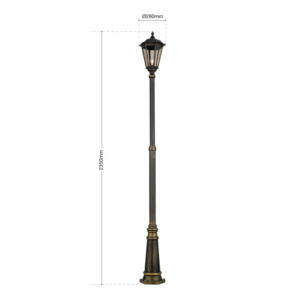 ORION Lysstolpe Fabio 249 cm med ett lys