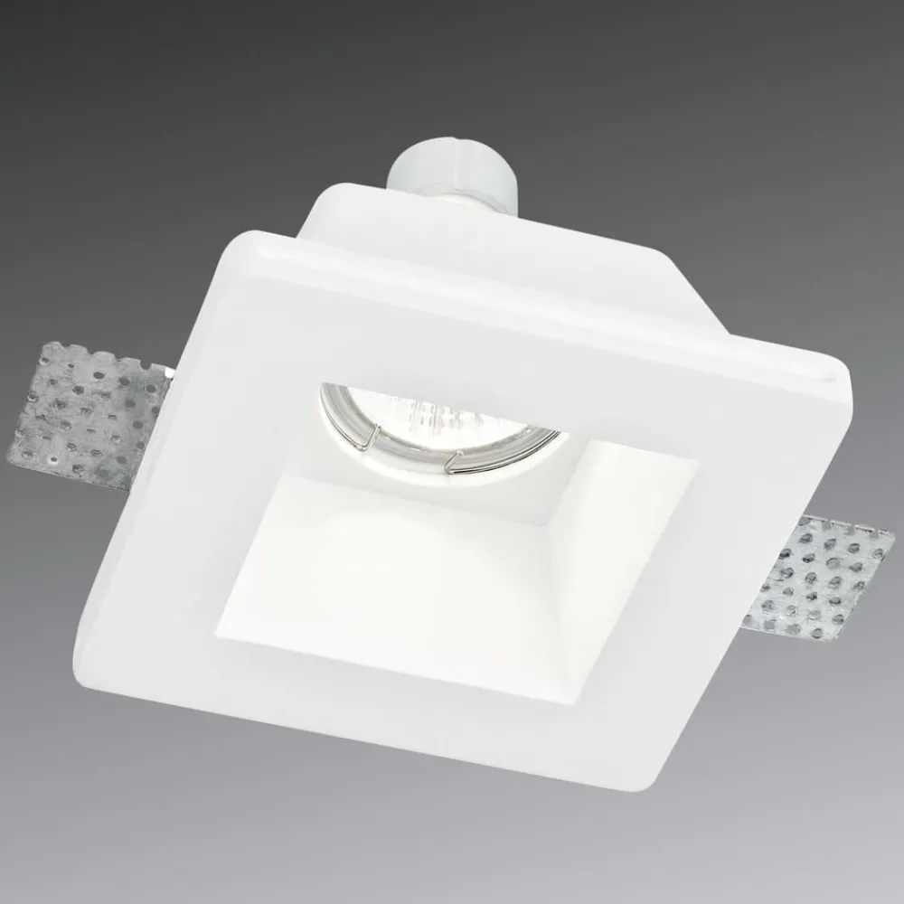 Eco-Light Malbar innfelt spot Ghost laget av gips| Downlights