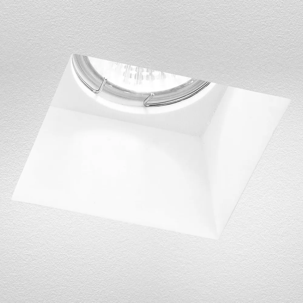 Eco-Light Malbar innfelt spot Ghost laget av gips| Downlights