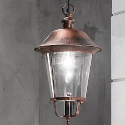 ORION Mariella utendørs pendellampe, svart-kobber, metall Online