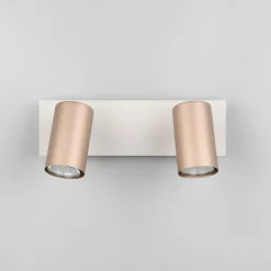 Trio Lighting Marley downlight brun/lys grå 30 x 9 cm 2 lyskilder i metall New