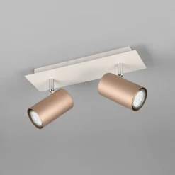 Trio Lighting Marley downlight brun/lys grå 30 x 9 cm 2 lyskilder i metall New