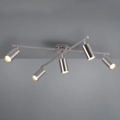 Trio Lighting Marley downlight, matt nikkel, 5 lyskilder Discount