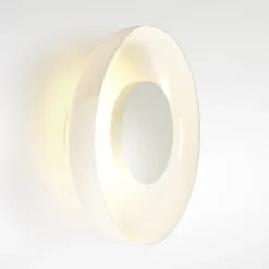 Marset Aura LED-vegglampe, Ø 25 cm, opal Discount