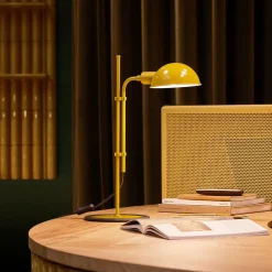 MARSET Funiculí bordlampe, sennepsgul| Kontorbelysning