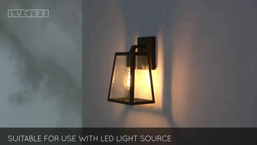Lucide Matslot utendørs vegglampe, høyde 30,5 cm| Vegglamper Utendørs
