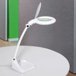 Maul iris LED-forstørrelseslampe, dimbar, hvit Hot