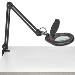 Maul viso LED-lupelampe, svart, høyde 50 cm, klemme Outlet