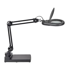 Maul viso LED-lupelampe, svart, 48 cm, metall| Teknisk Lys