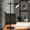 Reality Leuchten Maxima LED oppladbar bordlampe, svart, høyde 41 cm, plast| Bordlamper