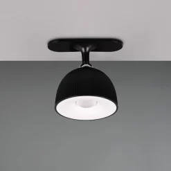 Reality Leuchten Maxima LED oppladbar bordlampe, svart, høyde 41 cm, plast| Bordlamper