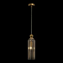 Maytoni Antic hengelampe glassskjerm konjakk-farge| Design- Og Hotellbelysning