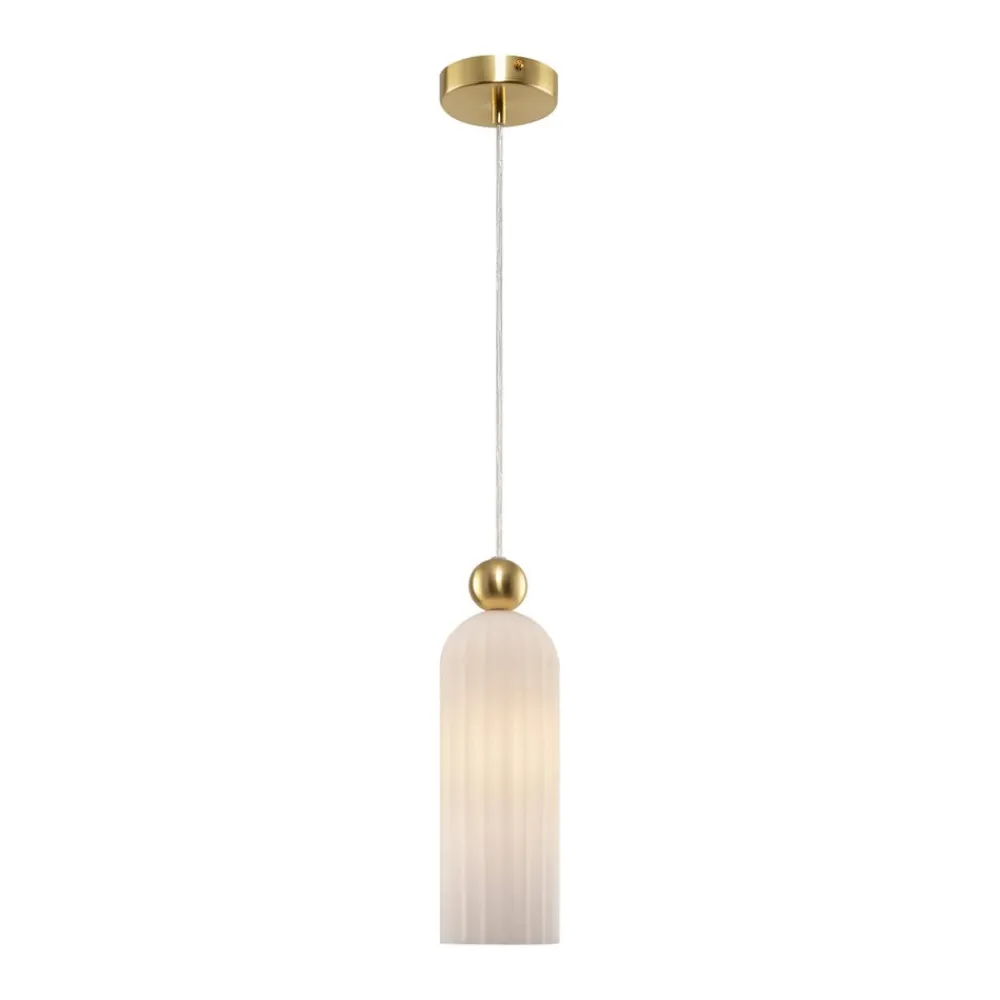 Maytoni Antic hengelampe, hvit glass-skjerm| Design- Og Hotellbelysning|Pendellamper