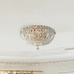 Maytoni Basfor taklampe, gullfarget, Ø 30 cm, 3 x E14 Sale